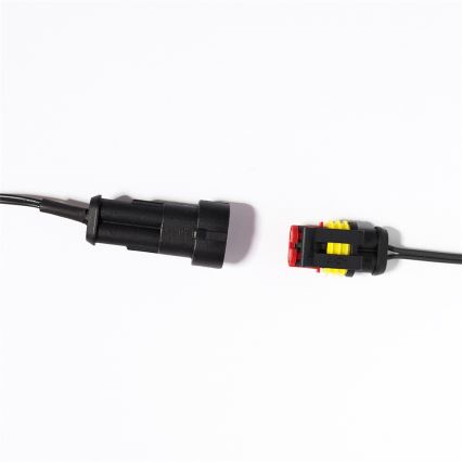 Dodatkowa zewnętrzna girlanda LED CONE FILAMENT 20xE10 14m kolorowa/ciepła biała IP44, Wyprodukowano w UE