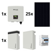 Zestaw sol.: SOLAX Power - 10kWp RISEN Full Black + 10kW inwerter SOLAX 3f + akumulator 11,6 kWh