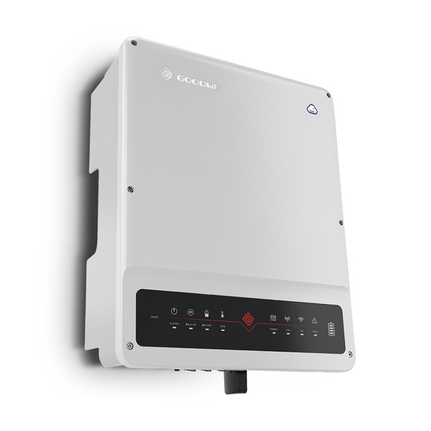 Zestaw solarny GOODWE - 10kW przetwornica hybrydowa GOODWE 3p+ akumulator 14,2 kWh PYLONTECH H2