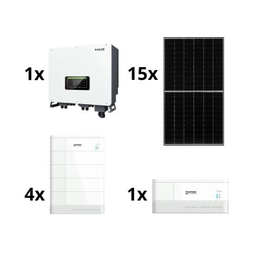 Zestaw solarny SOFAR Solar - 6kWp JINKO+6kW inwerter hybrydowy 3f+10,24 kWh bateria