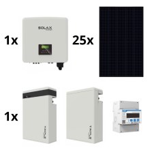 Zestaw SOLAX Power - 10kWp RISEN Full Black + 15kW inwerter SOLAX 3f + akumulator 11,6 kWh