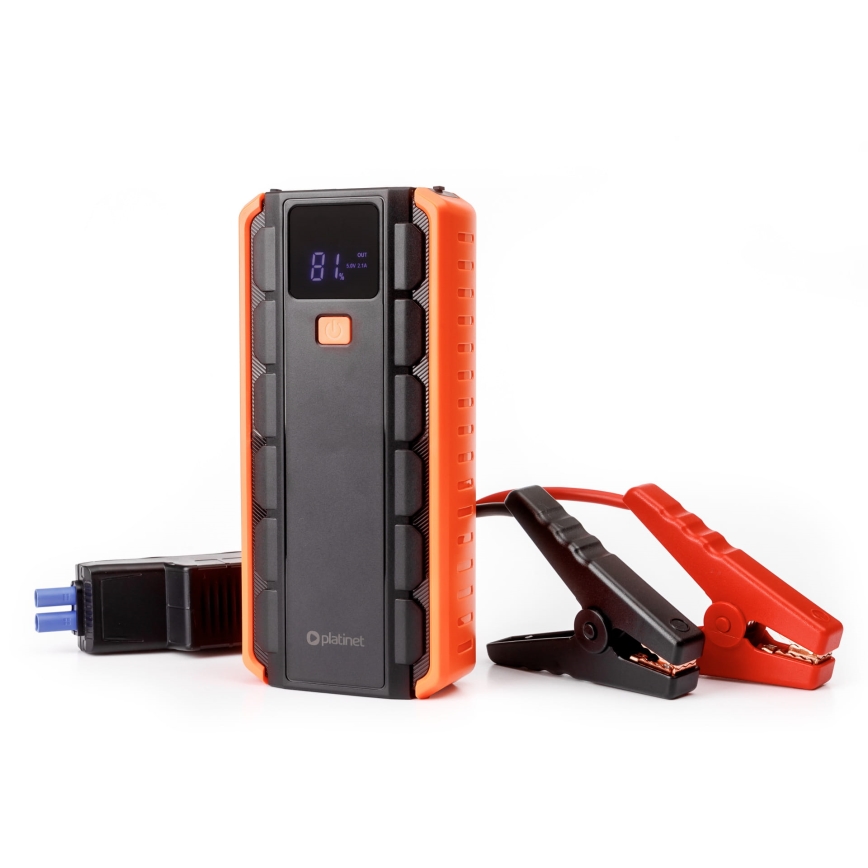 Zestaw startowy do samochodu 1000A z power bankiem 12000 mAh PD 10W i LED latarką