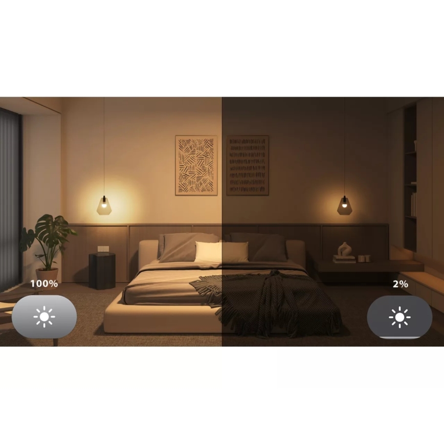 Podstawowy zestaw Philips Hue White and Color Ambiance Essential 2xE27/8W/230V 2200-6500K + mostek