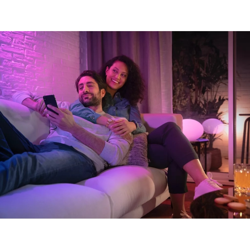 Zestaw podstawowy Philips Hue WHITE AND COLOR AMBIANCE 3xGU10/4,2W/230V 2200-6500K + Hue Bridge