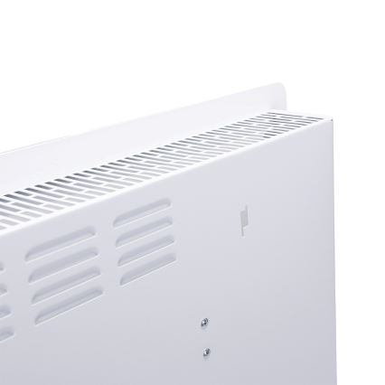 ZEVENTI - Inteligentny ścienny grzejnik elektryczny/konwektor z wyświetlaczem LCD 1000/2000W/230V Wi-Fi biały