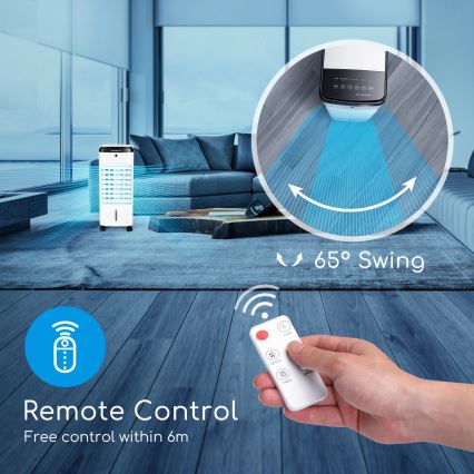 ZEVENTI - Chłodnica powietrza ARCTIC 60W/230V czarna/biała