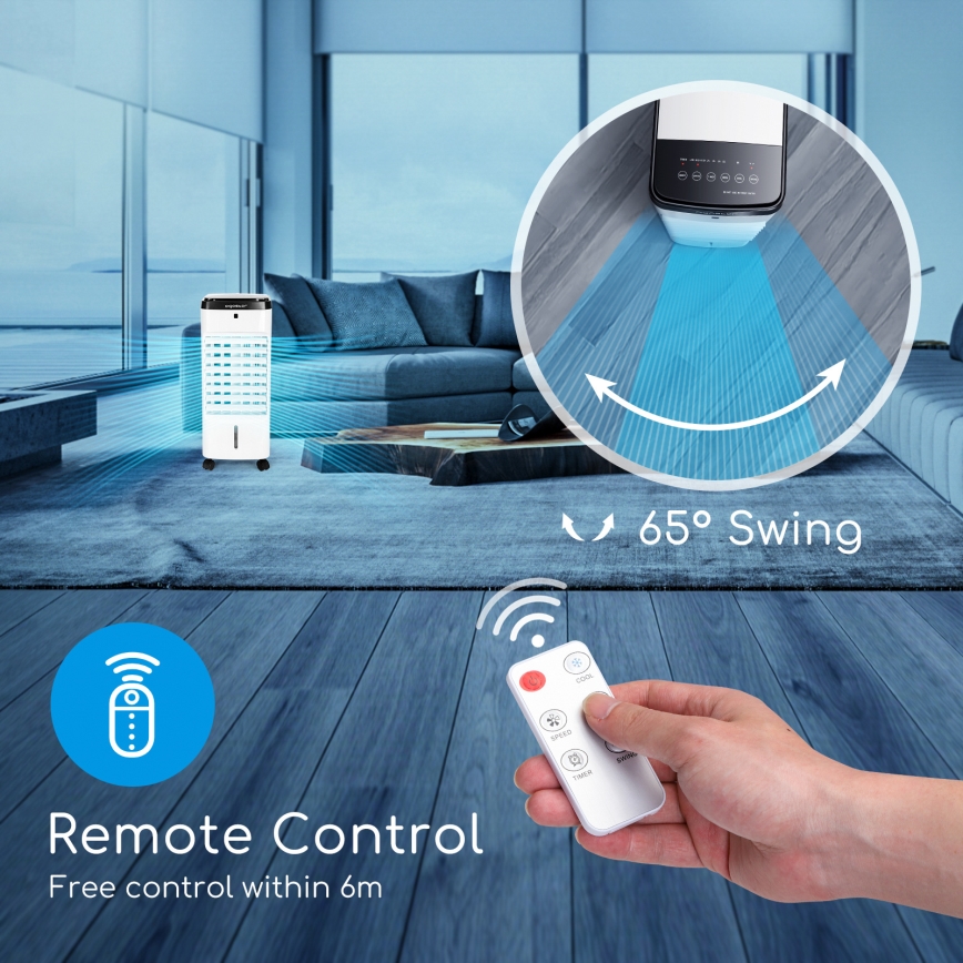 ZEVENTI - Chłodnica powietrza ARCTIC 60W/230V czarna/biała