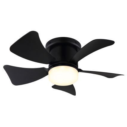 ZEVENTI - LED Regulowany sufitowy wentylator MUNDAKA LED/10W/230V 3000-6500K czarny + pilot do zdalnego sterowania