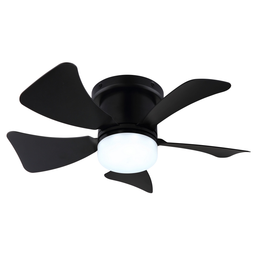 ZEVENTI - LED Regulowany sufitowy wentylator MUNDAKA LED/10W/230V 3000-6500K czarny + pilot do zdalnego sterowania