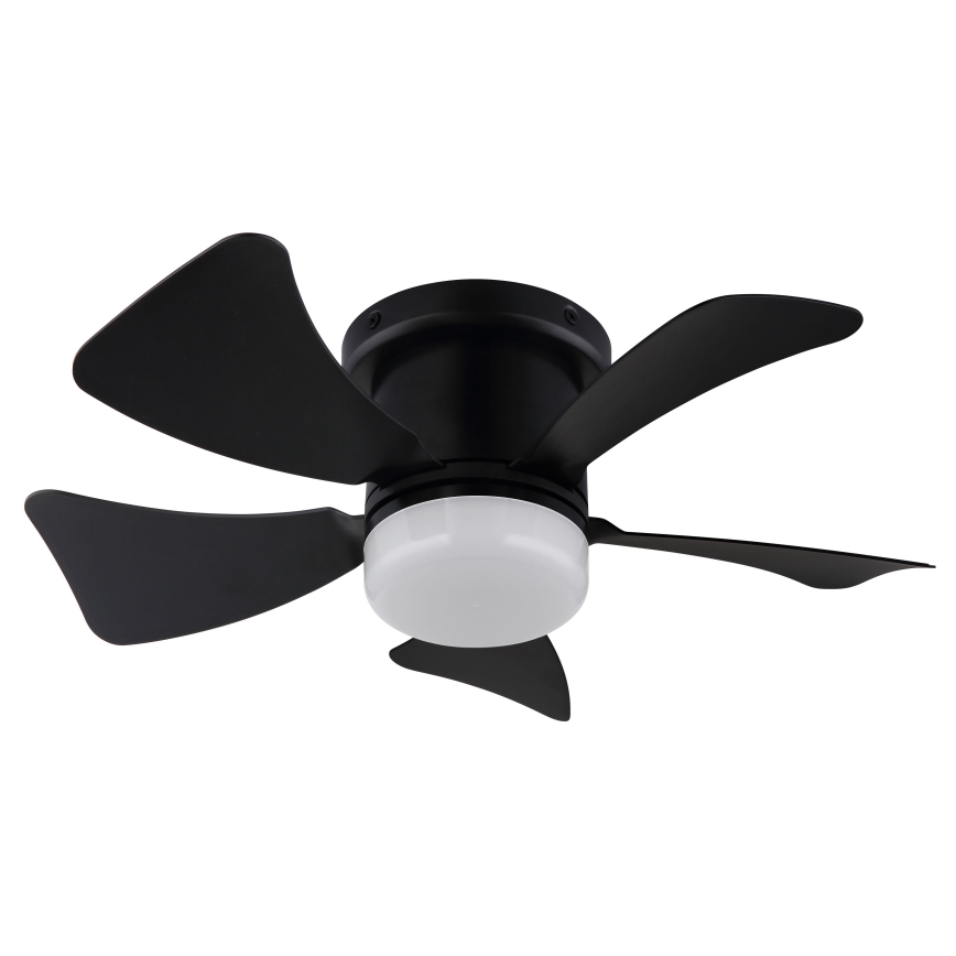 ZEVENTI - LED Regulowany sufitowy wentylator MUNDAKA LED/10W/230V 3000-6500K czarny + pilot do zdalnego sterowania