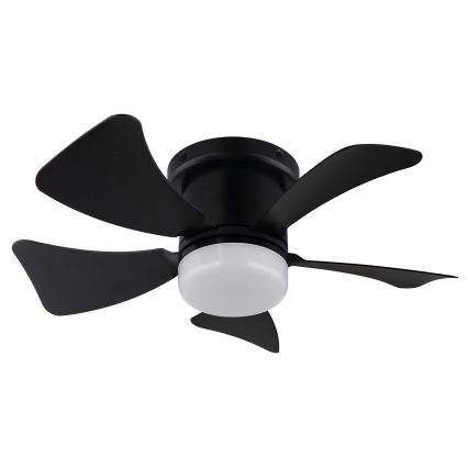 ZEVENTI - LED Regulowany sufitowy wentylator MUNDAKA LED/10W/230V 3000-6500K czarny + pilot do zdalnego sterowania