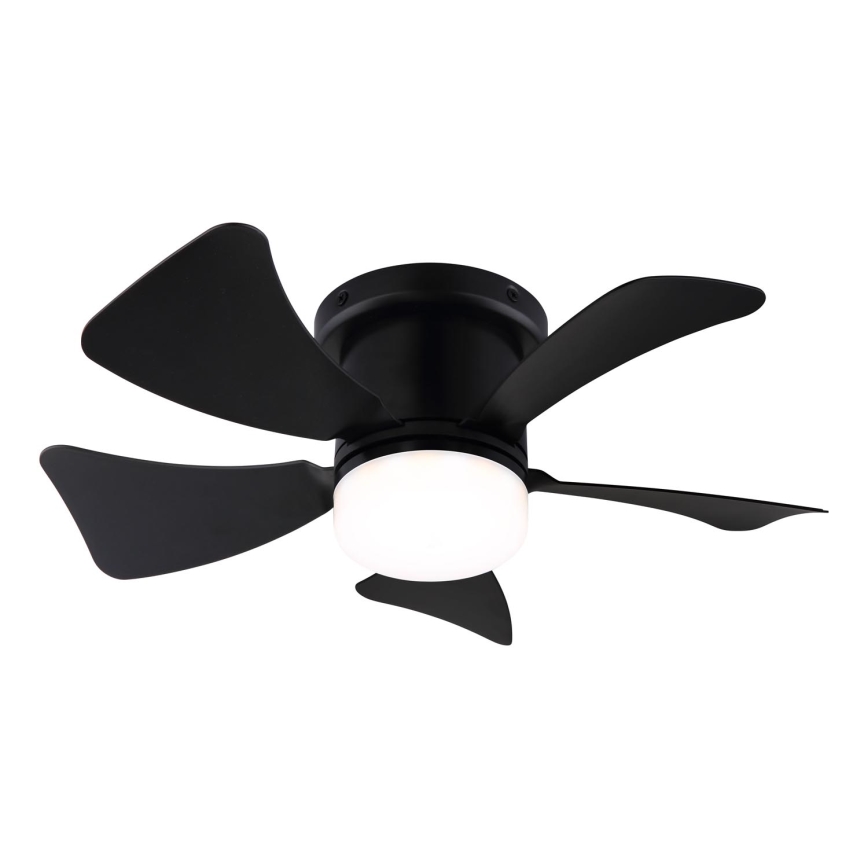 ZEVENTI - LED Regulowany sufitowy wentylator MUNDAKA LED/10W/230V 3000-6500K czarny + pilot do zdalnego sterowania