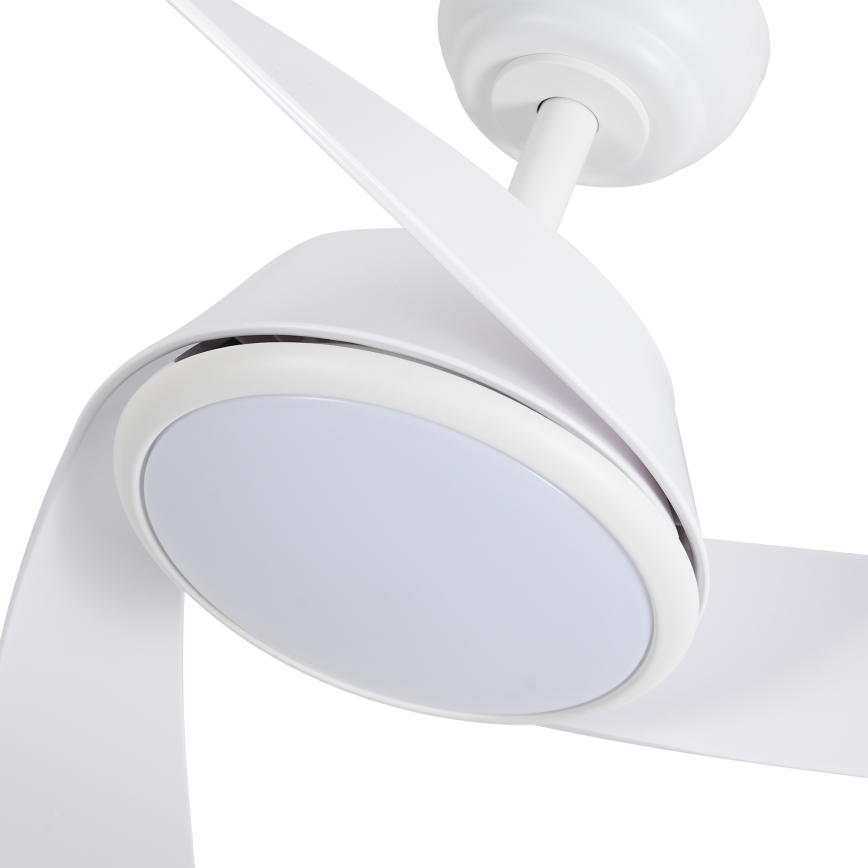 ZEVENTI - LED ściemnialny wentylator sufitowy AERYS LED/24W/230V 3000/4000/6000K Wi-Fi Tuya biały + pilot zdalnego sterowania
