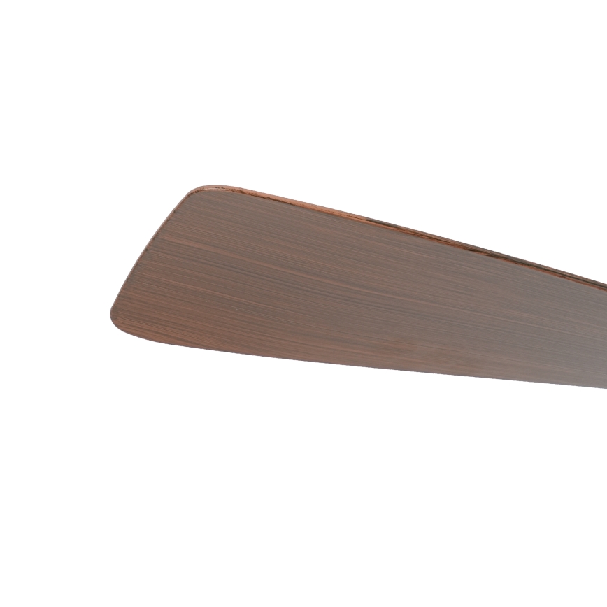 ZEVENTI - LED ściemnialny wentylator sufitowy AERYS LED/24W/230V 3000/4000/6000K Wi-Fi Tuya czarny/orzech + pilot zdalnego sterowania