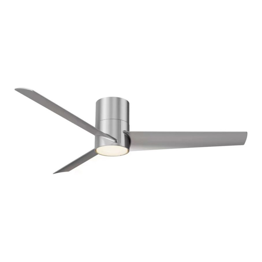 ZEVENTI - Wentylator sufitowy LED BARROSA LED/18W/230V 3000/4000/6000K Wi-Fi Tuya matowy chrom + pilot zdalnego sterowania