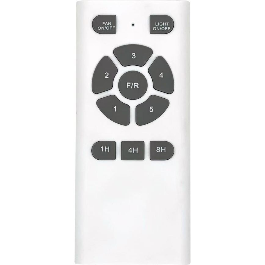 ZEVENTI - Wentylator sufitowy LED NATURITO LED/18W/230V 3000/4000/6000K Wi-Fi Tuya biały/dąb + pilot zdalnego sterowania