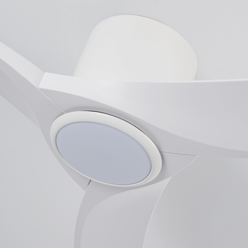 ZEVENTI - LED ściemnialny wentylator sufitowy ORBITO LED/24W/230V 3000/4000/6000K Wi-Fi Tuya biały + pilot zdalnego sterowania