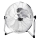 ZEVENTI - Wentylator podłogowy FLOW 60W/230V 44,5 cm chrom błyszczący
