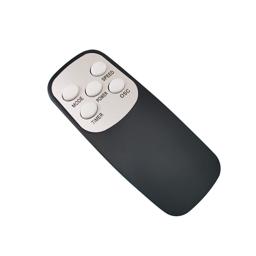 ZEVENTI - Wentylator ścienny FANNY 50 W/230 V, śr. 45 cm, brązowy + z pilotem