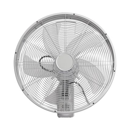 ZEVENTI - Wentylator ścienny FANNY 50W/230V matowy chrom + pilot zdalnego sterowania