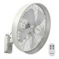 ZEVENTI - Wentylator ścienny FREEZE 50W/230V śr. 40 cm biały + pilot zdalnego sterowania