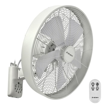 ZEVENTI - Wentylator ścienny FREEZE 50W/230V śr. 40 cm biały + pilot zdalnego sterowania