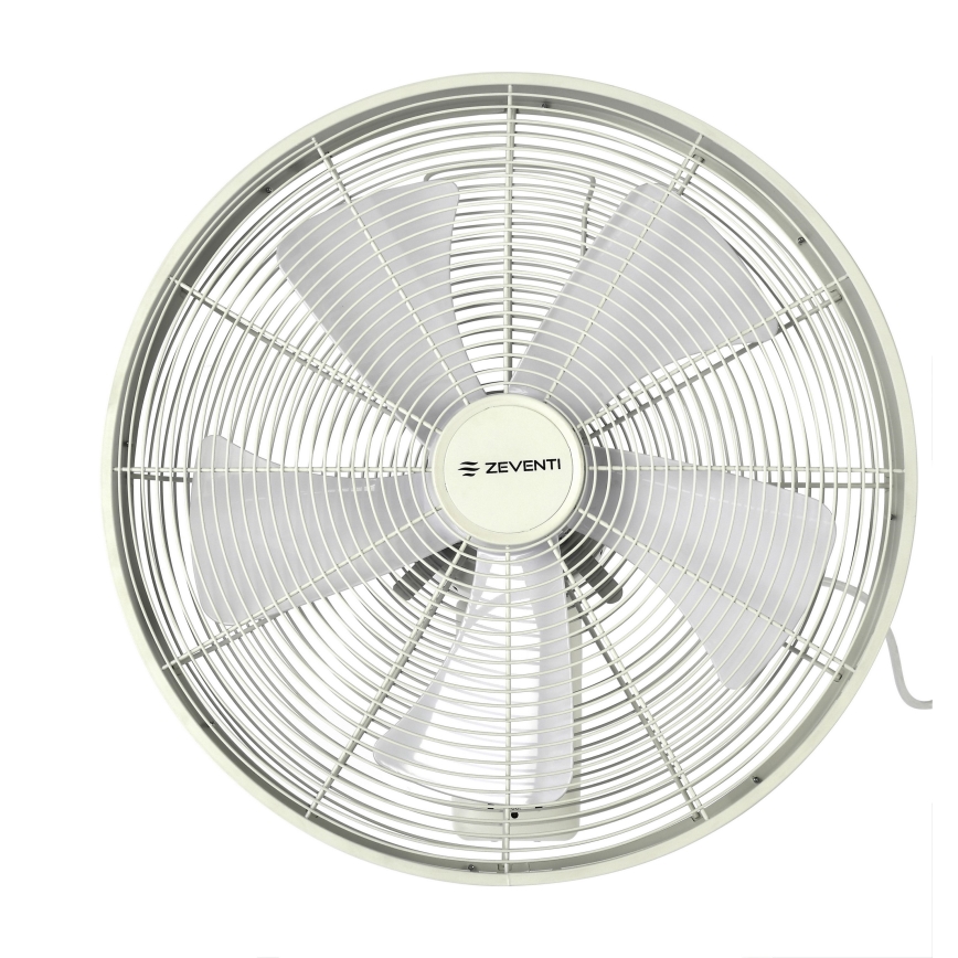 ZEVENTI - Wentylator ścienny FREEZE 50W/230V śr. 40 cm biały + pilot zdalnego sterowania