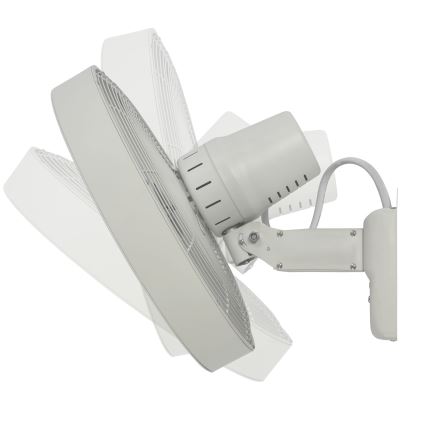 ZEVENTI - Wentylator ścienny FREEZE 50W/230V śr. 40 cm biały + pilot zdalnego sterowania