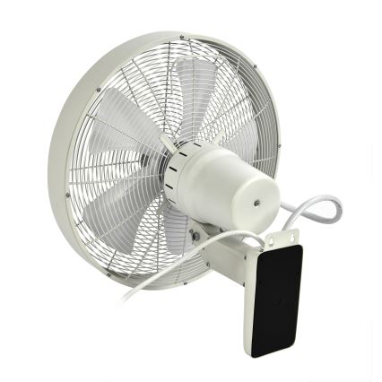 ZEVENTI - Wentylator ścienny FREEZE 50W/230V śr. 40 cm biały + pilot zdalnego sterowania