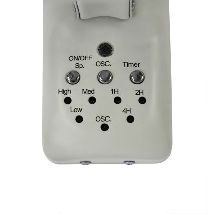 ZEVENTI - Wentylator ścienny FREEZE 50W/230V śr. 40 cm biały + pilot zdalnego sterowania