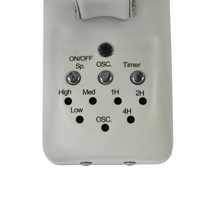 ZEVENTI - Wentylator ścienny FREEZE 50W/230V śr. 40 cm biały + pilot zdalnego sterowania