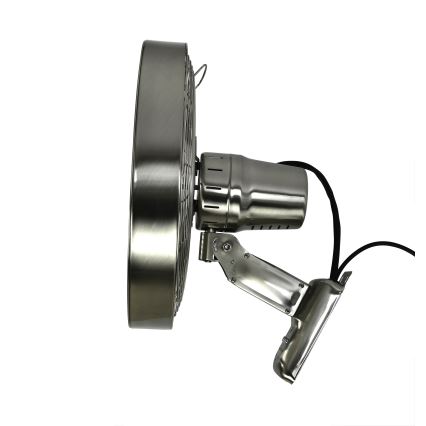 ZEVENTI - Wentylator ścienny FREEZE 50W/230V śr. 40 cm matowy chrom + pilot zdalnego sterowania