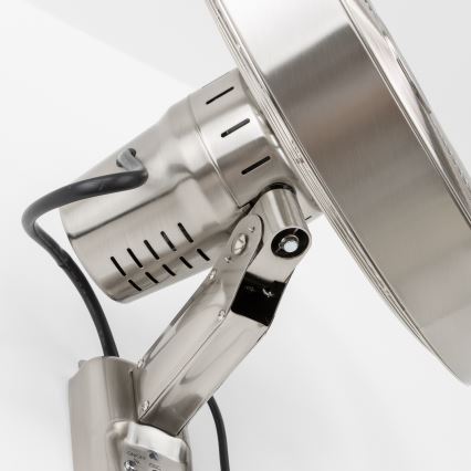 ZEVENTI - Wentylator ścienny FREEZE 50 W/230 V Ø 45 cm matowy chrom + zdalne sterowanie