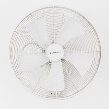 ZEVENTI - Wentylator ścienny FREEZE 50W/230V Ø 45 cm biały + zdalne sterowanie