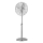 ZEVENTI - Wentylator stojący FLOW 50W/230V 125 cm błyszczący chrom