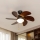 ZEVENTI - Wentylator sufitowy FAMARA 1xE14/60W/230V