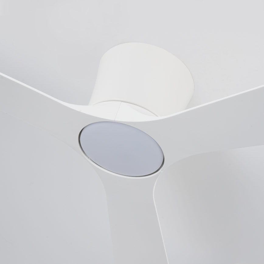 ZEVENTI - ściemnialny sufitowy wentylator LED AUREX LED/24W/230V 3000/4000/6000K Wi-Fi Tuya biały + pilot zdalnego sterowania