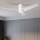 ZEVENTI - Wentylator sufitowy LED BARROSA LED/18W/230V 3000/4000/6000K Wi-Fi Tuya biały + zdalne sterowanie
