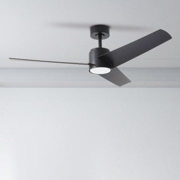 ZEVENTI - Wentylator sufitowy LED ORVIETO LED/18W/230V 3000-6000K Wi-Fi Tuya czarny + pilot zdalnego sterowania