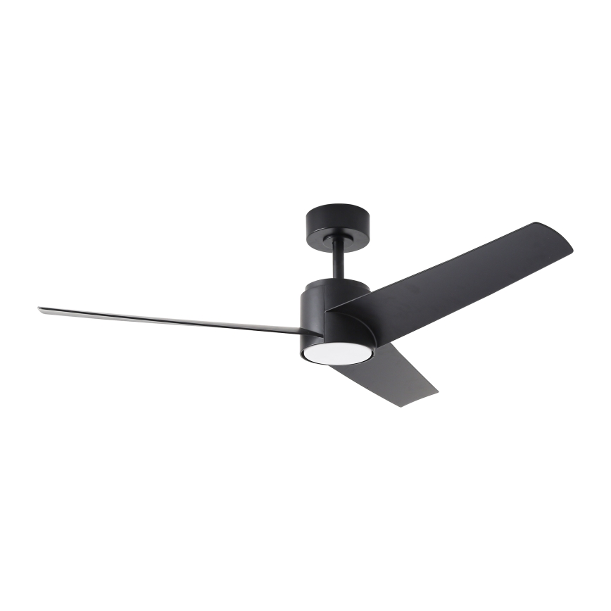 ZEVENTI - LED Ściemnialny wentylator sufitowy ORVIETO LED/18W/230V 3000-6000K Wi-Fi Tuya czarny + zdalne sterowanie