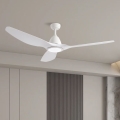 ZEVENTI - Wentylator sufitowy LED URBINO LED/20W/230V 3000-6000K Wi-Fi Tuya biały + pilot zdalnego sterowania