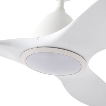 ZEVENTI - LED Ściemnialny wentylator sufitowy URBINO LED/20W/230V 3000-6000K Wi-Fi Tuya biały + zdalne sterowanie