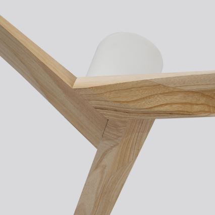 ZEVENTI - Wentylator sufitowy VELLON Wi-Fi Tuya biały/pawlonia + pilot zdalnego sterowania