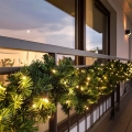 Zewnętrzna bożonarodzeniowa dekoracja LED GIRLANDA 80xLED/3xAA 500 cm IP44