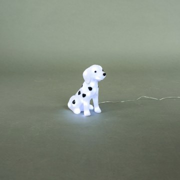 Zewnętrzna dekoracja LED 30xLED/3,6W/230V IP44, zimna biała, wzór dalmatyńczyka