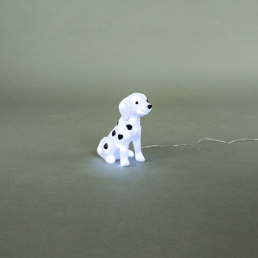 Zewnętrzna dekoracja LED 30xLED/3,6W/230V IP44, zimna biała, wzór dalmatyńczyka