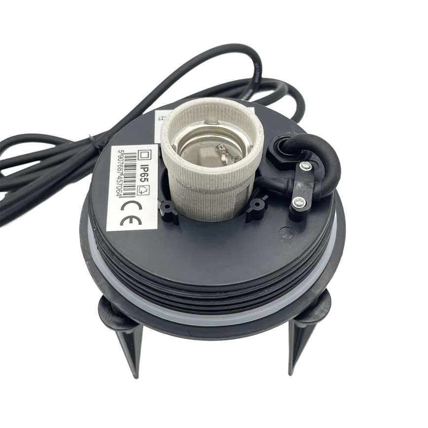 Zewnętrzna dekoracyjna lampa LUMISTONE, 1xE27/15W/230V, IP65, śr. 38 cm