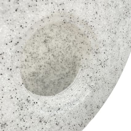 Zewnętrzna dekoracyjna lampa LUMISTONE, 1xE27/15W/230V, IP65, śr. 38 cm