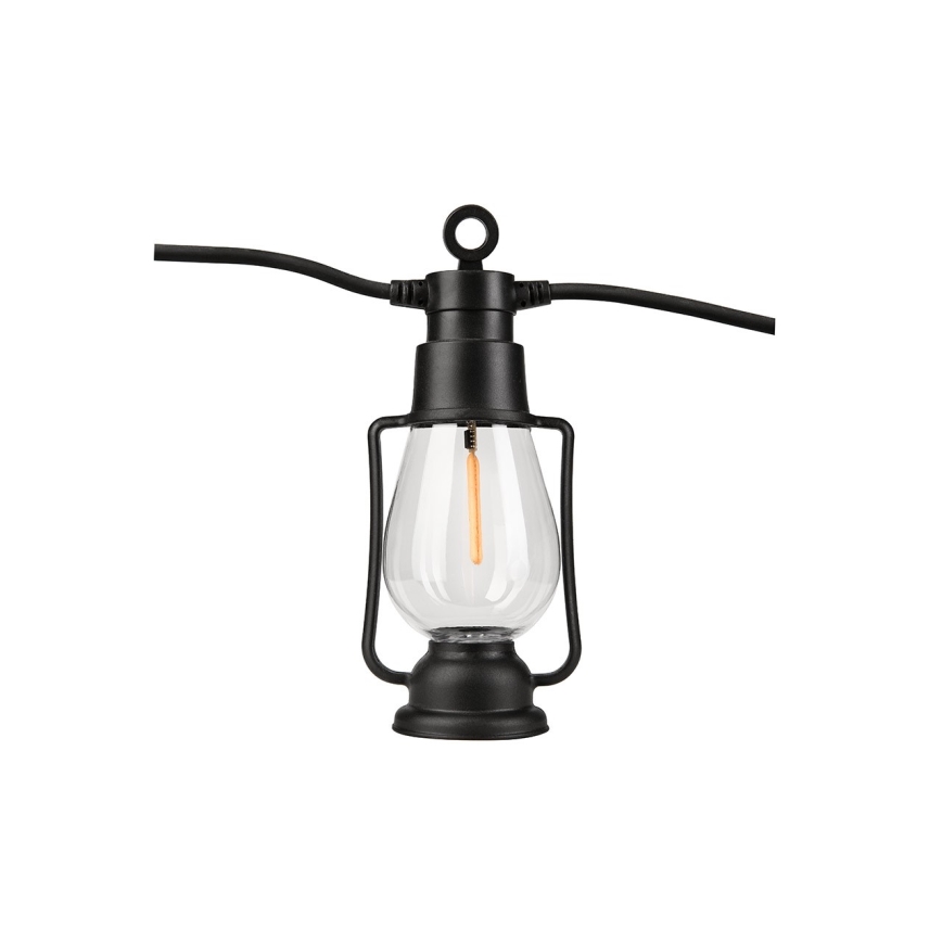 Zewnętrzna girlanda dekoracyjna GIRLANDA 10xLED 10m IP44 ciepła biała