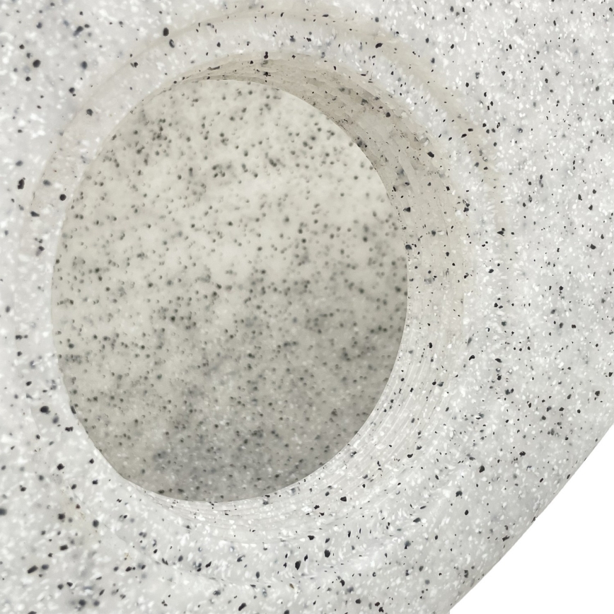 Zewnętrzna lampa dekoracyjna LUMISTONE 1xE27/15W/230V IP65 śr. 26,5 cm